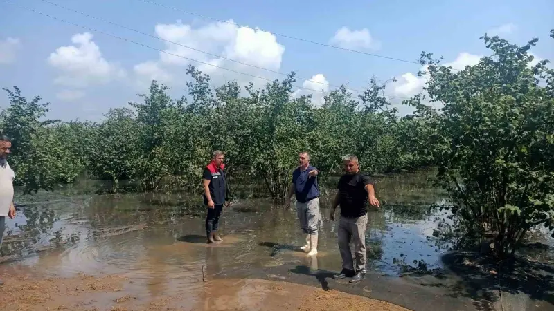 Sağanağın vurduğu Çarşamba’da hasar tespit çalışmaları sürüyor