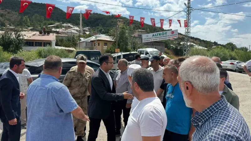 Kaymakam Taşkıran köy ziyaretlerini sürdürüyor