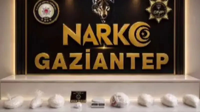 Gaziantep’te 7 kilo uyuşturucu ele geçirildi: 2 gözaltı