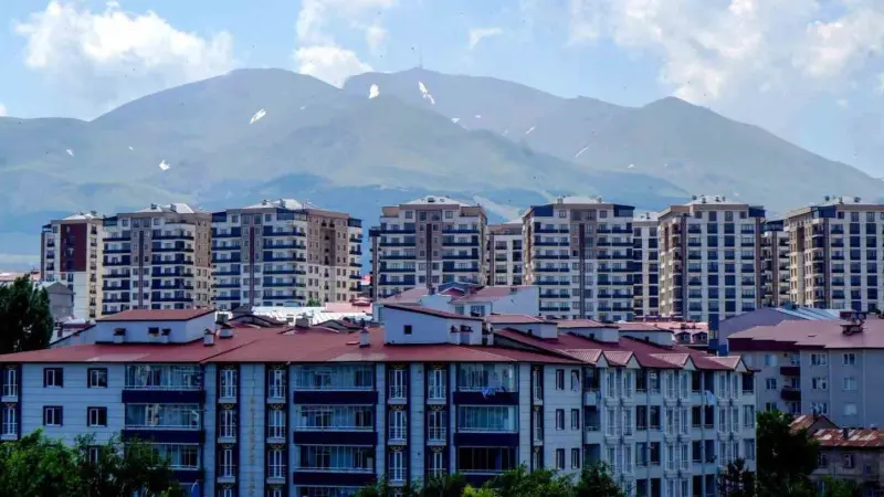 Erzurum’da Temmuz ayında 820 konut satıldı