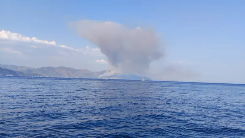 Marmaris’te orman yangını