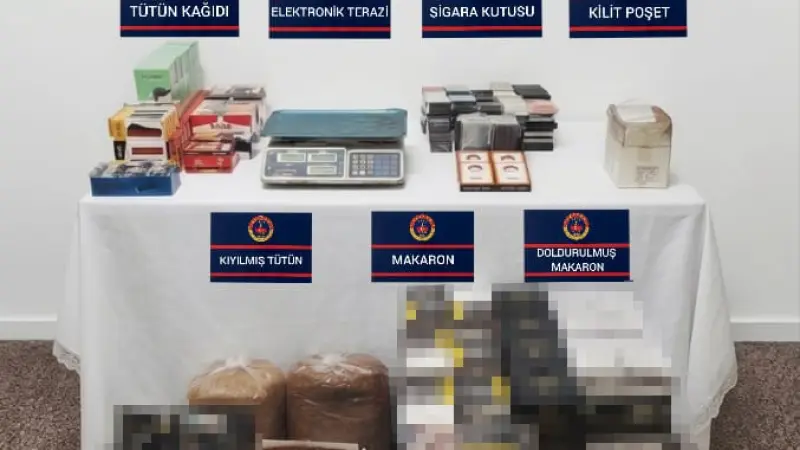 Yozgat’ta kaçak tütün operasyonunda 34 bin makaron ele geçirildi