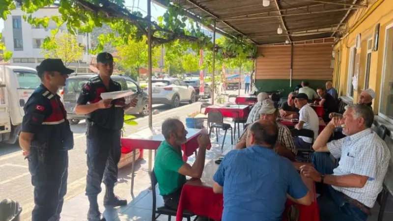 Jandarmadan orman yangını ve dolandırıcılık uyarısı