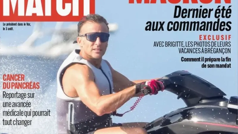 Fransa’da orman yangınları devam ederken, Macron’un jet ski ile fotoğrafı tepki çekti