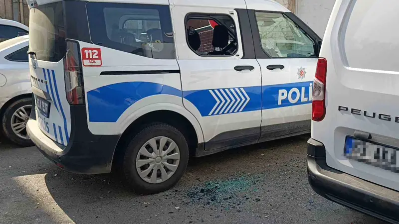 Şanlıurfa’da polis aracına zarar veren zanlı tutuklandı