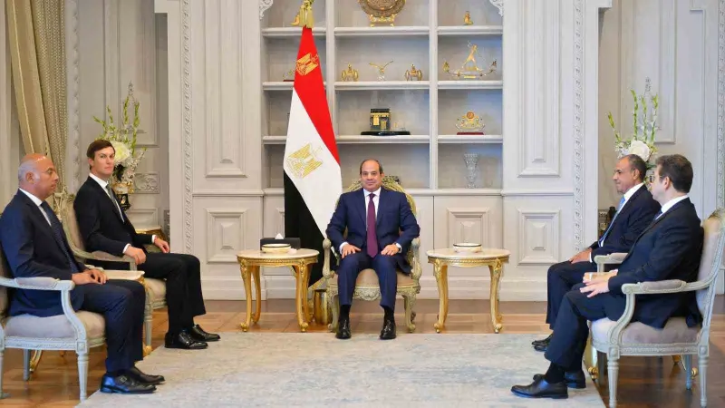 Trump’ın damadı Kushner, Mısır Cumhurbaşkanı es-Sisi ile görüştü