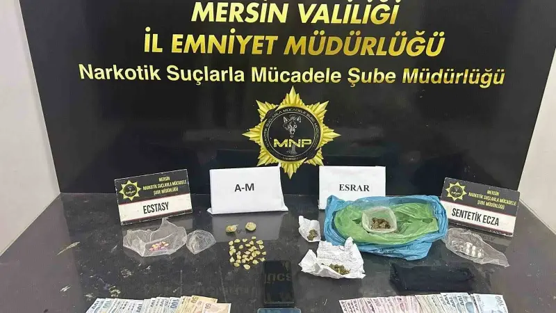Mersin’de uyuşturucu operasyonu: 4 şüpheli tutuklandı