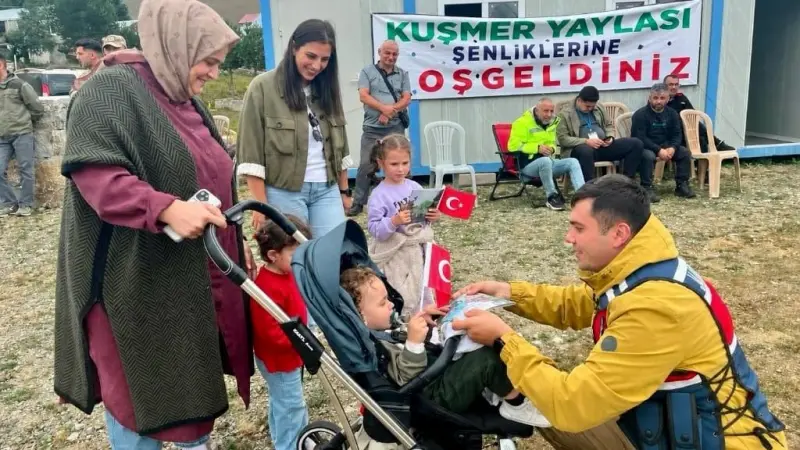 Bayburt’ta yayla şenliğinde 763 kişiye güvenlik bilgilendirmesi
