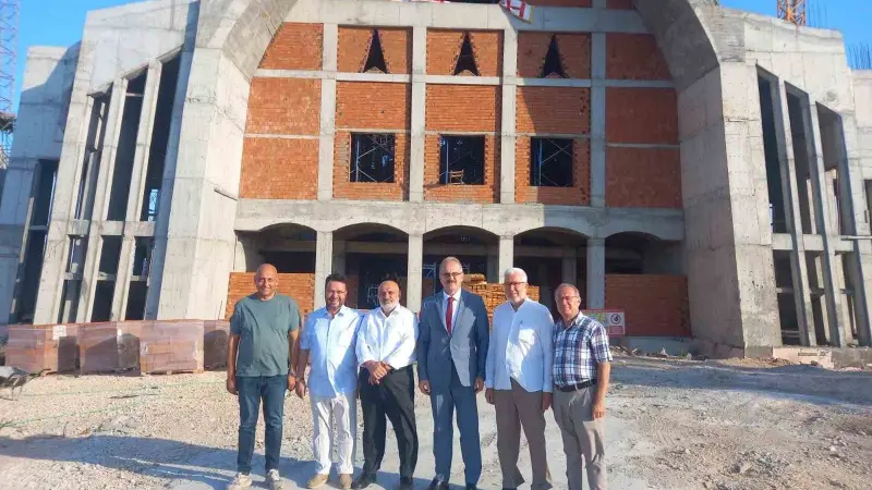Bandırma’da Üniversite Camii projesi yerinde incelendi