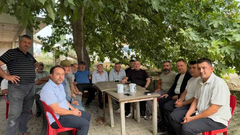 İl Başkanı Yıldırım köylerde vatandaşlarla buluştu