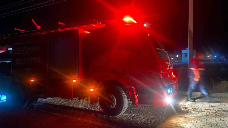 Tavşanlı’da trafo patlaması korkuttu