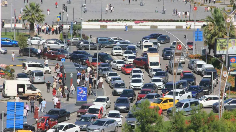Samsun’da taşıt sayısı 555 bini aştı