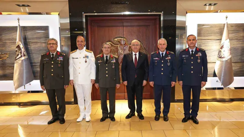 Bakan Güler, Hava Kuvvetleri Komutanlığında devir teslim törenine katıldı