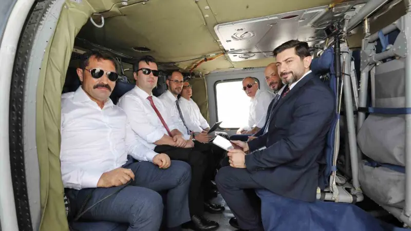 Hatay’da ihya ve inşa çalışmaları havadan incelendi