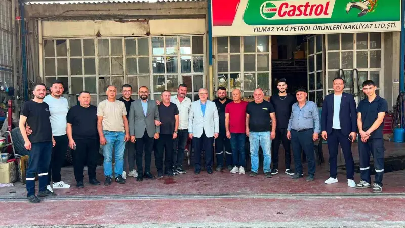AK Parti heyeti sanayi esnafıyla bir araya geldi