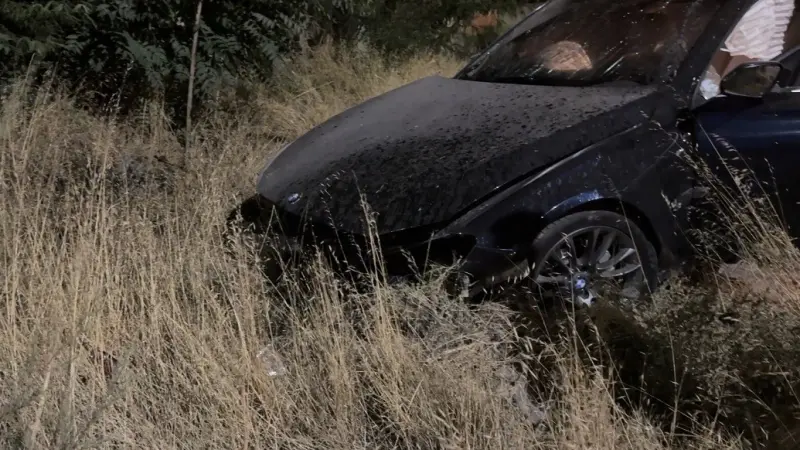 Eskişehir çevre yolunda iki otomobil çarpıştı: 1 yaralı