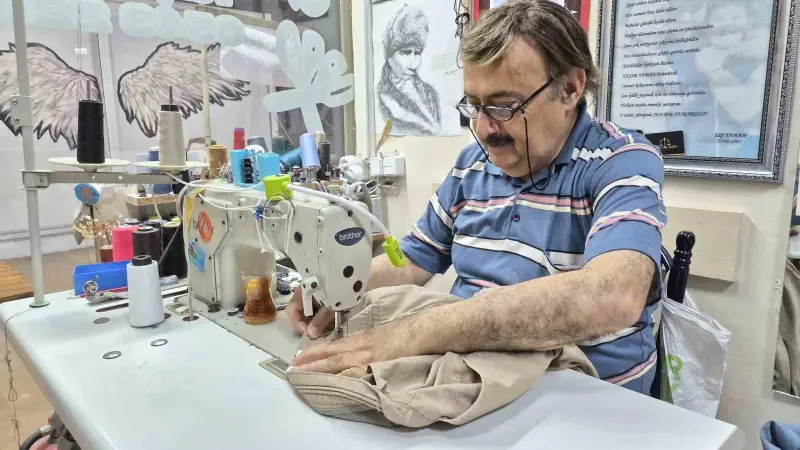 Yılların terzisi kıyafet dikimi yapmayı bırakıp sadece tadilat yapmaya başladı