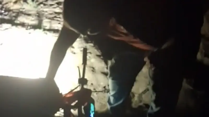 Engelli aracı ile kaza yapan vatandaşın yardımına vatandaşlar koştu