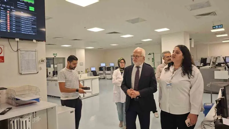 Eskişehir Şehir Hastanesi’nde laboratuvar hizmetleri yerinde incelendi